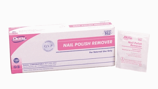 Pad Nail Polish Remover Pad Dukal® 50 mm X 57 mm (100/BX 10BX/CS) by Dukal Corporation  ID 862